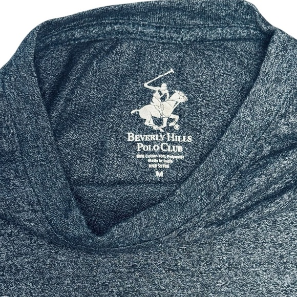 Beverly Hills Polo Club Gray Long Sleeve Medium - Picture 5 of 7